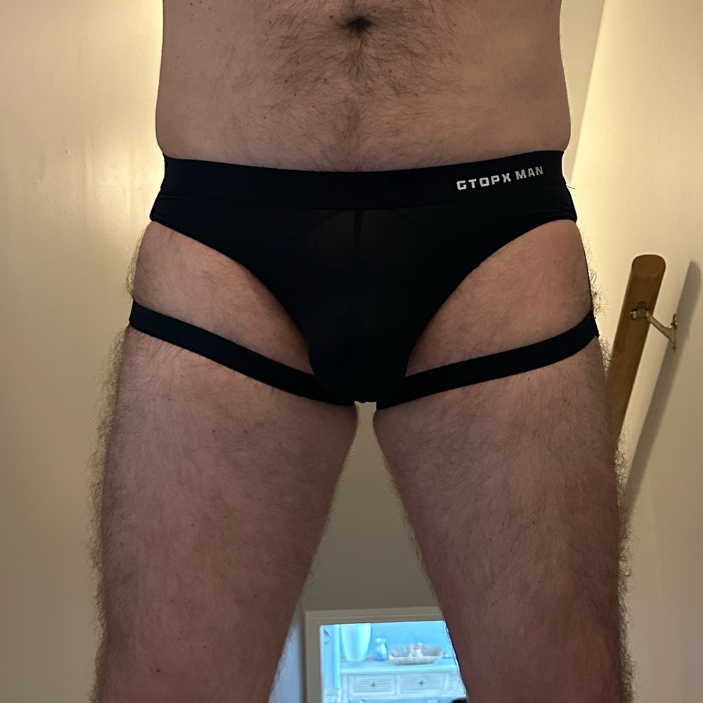 Men’s leg harness thong M/L